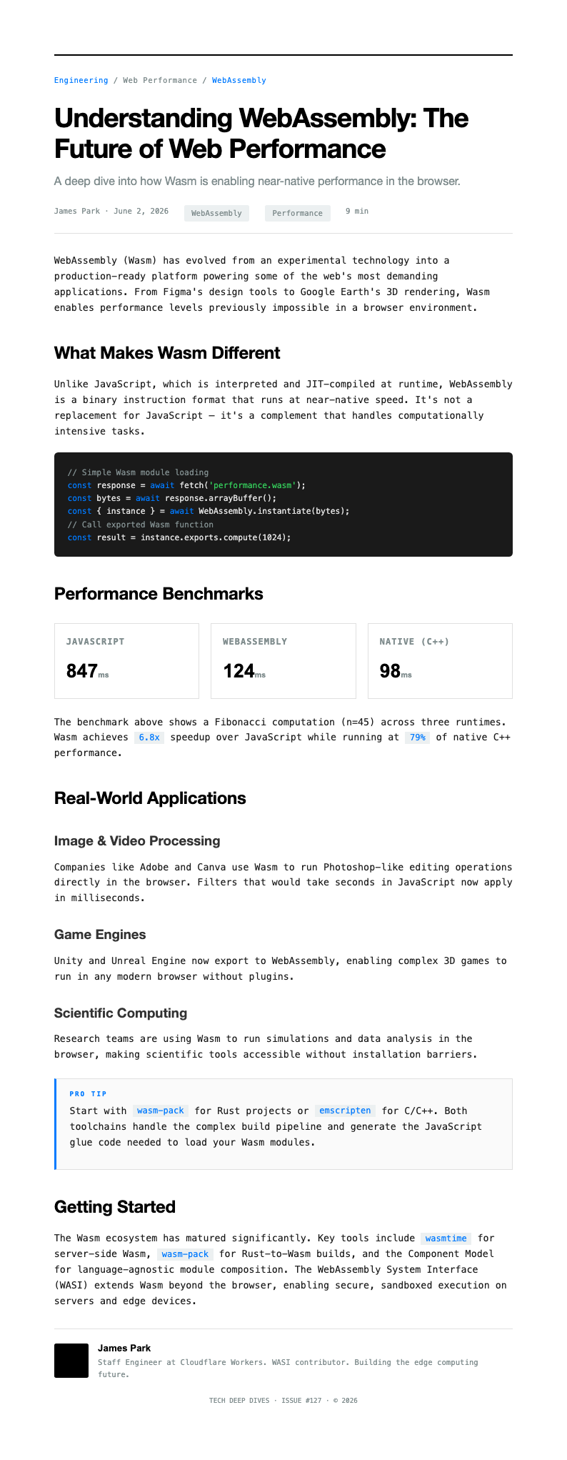 Tech Minimalist Blog Post